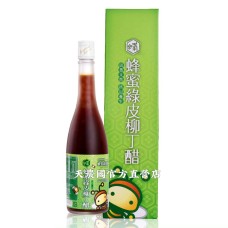 [台灣農特]蜂國蜂蜜綠皮柳丁醋500ml*1瓶