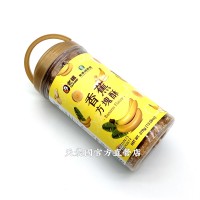 [台灣農特-集集農會]集集鎮農會香蕉方塊酥(老楊聯名款370g)*1罐